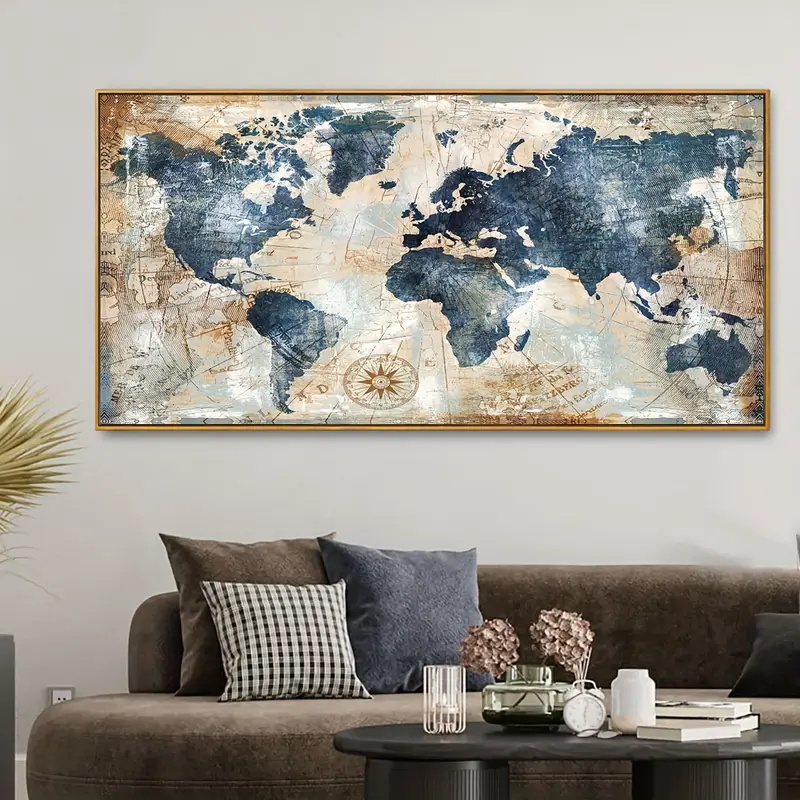 Interior Design Sketch - 1pc Canvas Poster Vintage Art World