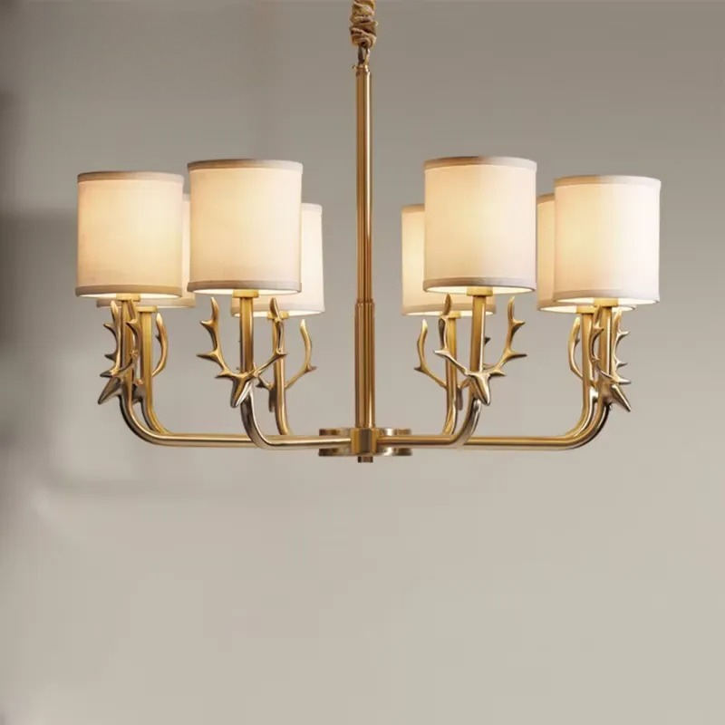Interior Design Years - Copper Chandelier for Living Room Bedroom
