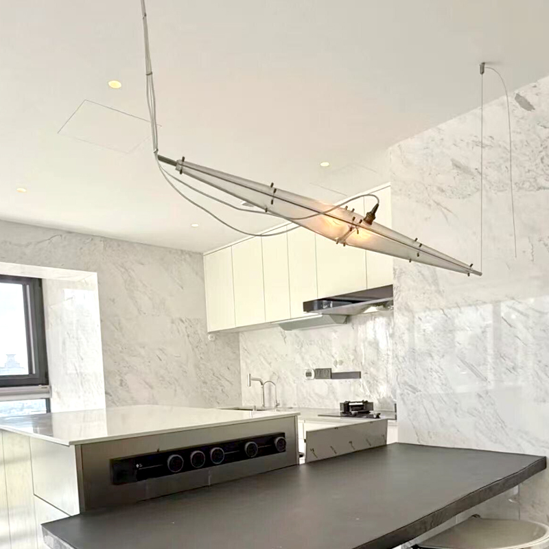 LED Glass Chandelier Minimalis - Interior Design Years 评论和价格