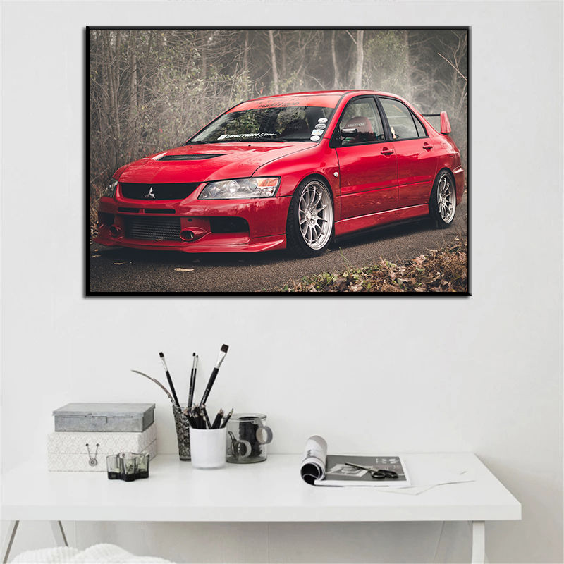 Supercar Posters Lancer Evo Re - Interior Design Sketch 评论和价格
