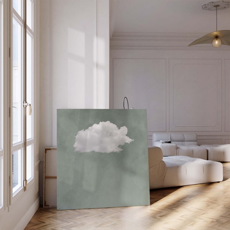 Grass Green Sky Clouds Wall Pa - Interior Design Sketch 评论和价格