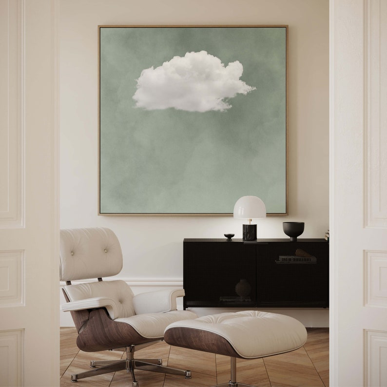 Grass Green Sky Clouds Wall Pa - Interior Design Sketch 评论和价格