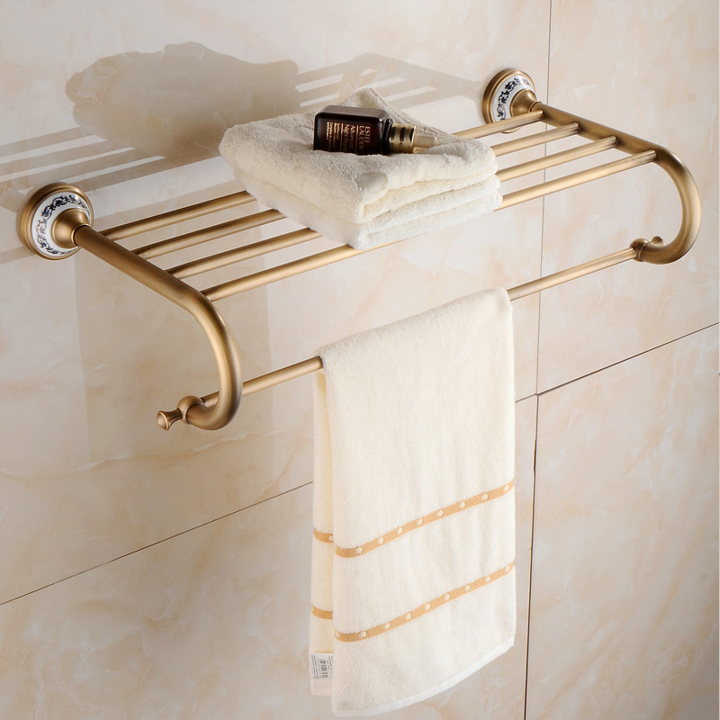 Brass Bathroom Accessories Bat - Antique Brass Hook 评论和价格