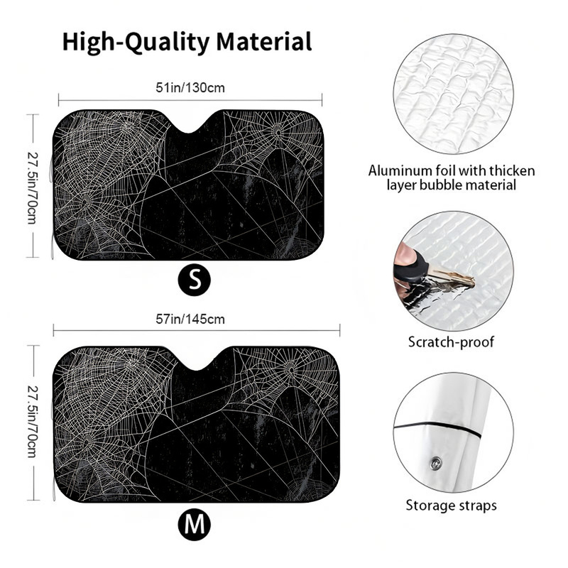 1Pcs Spider Web Windshield Sun - Interior Design Web Free 评论和价格