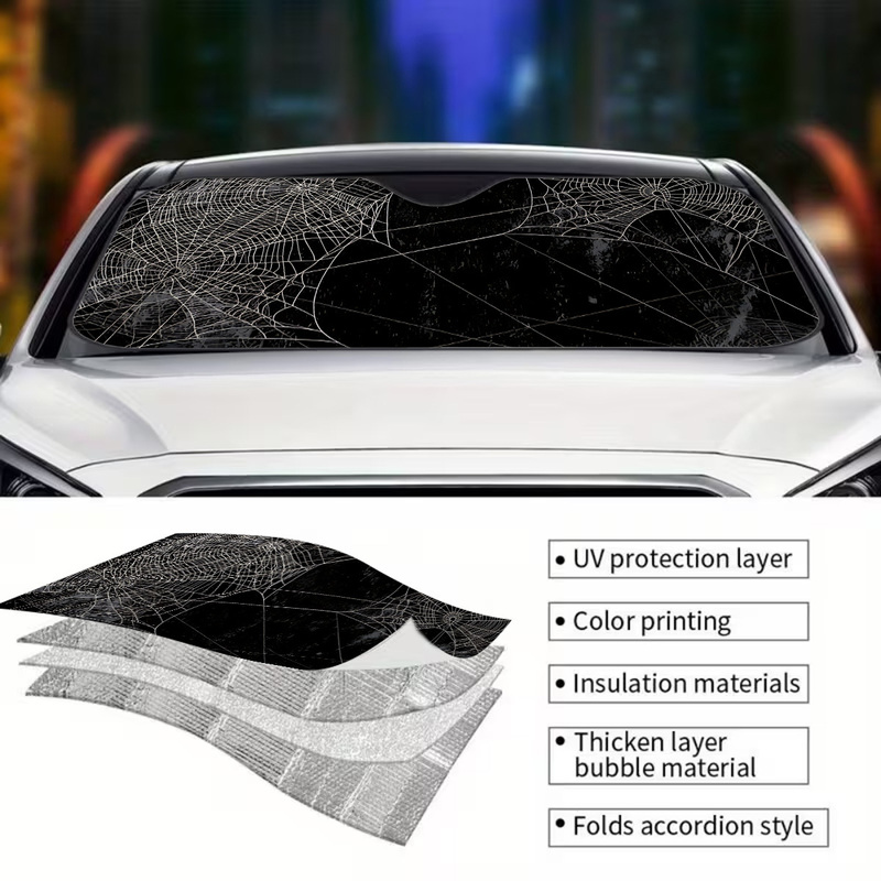 1Pcs Spider Web Windshield Sun - Interior Design Web Free 评论和价格