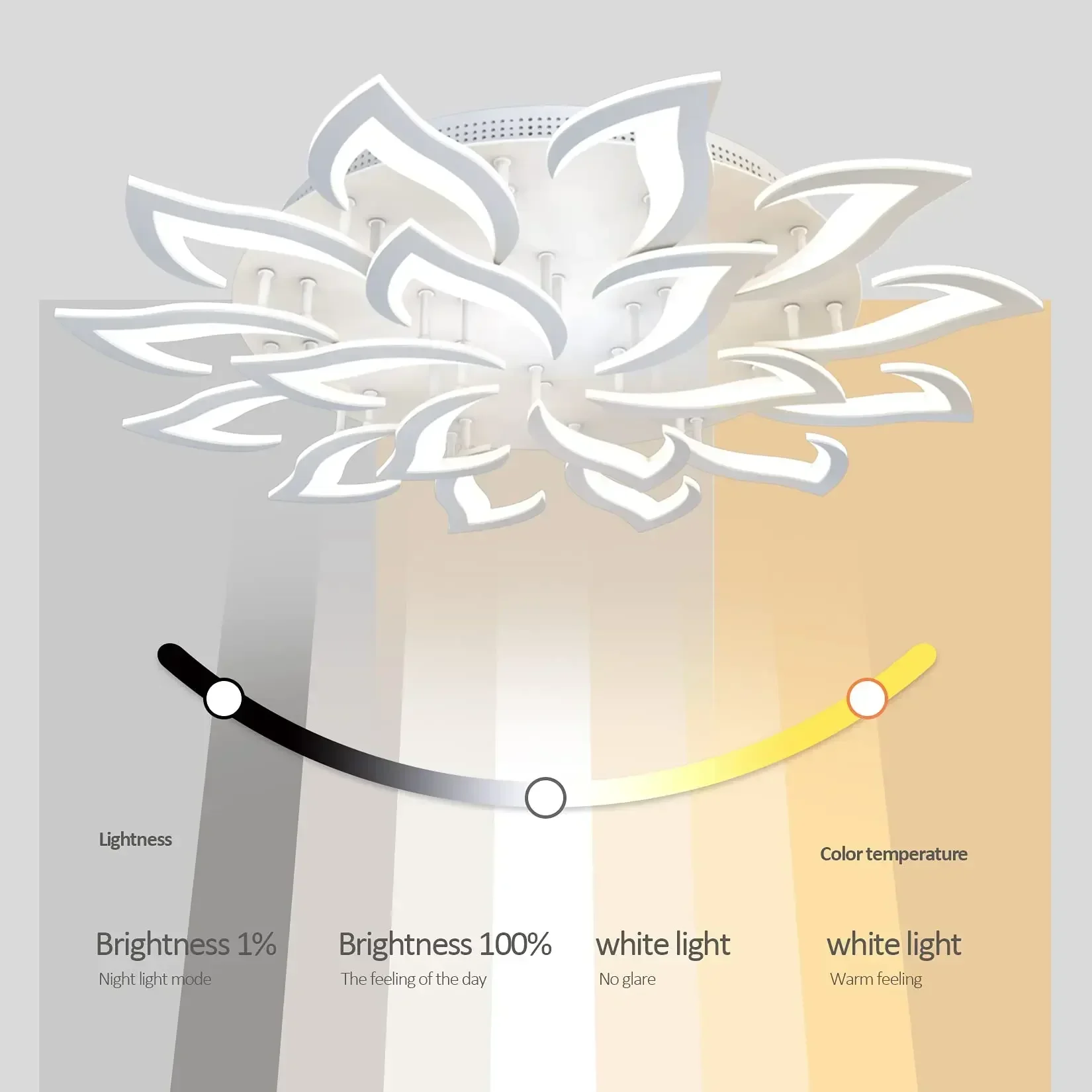 Designer LED Petal Chandelier  - Interior Design Years 评论和价格
