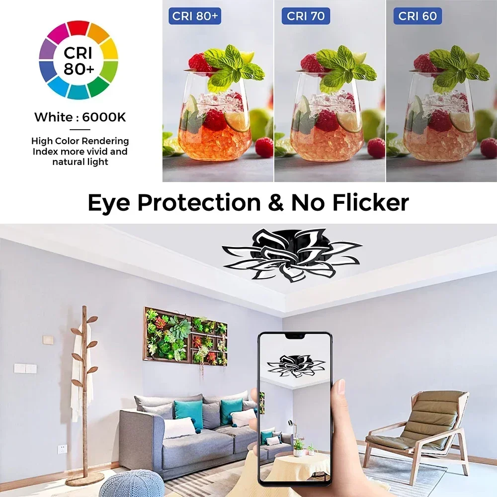 Designer LED Petal Chandelier  - Interior Design Years 评论和价格