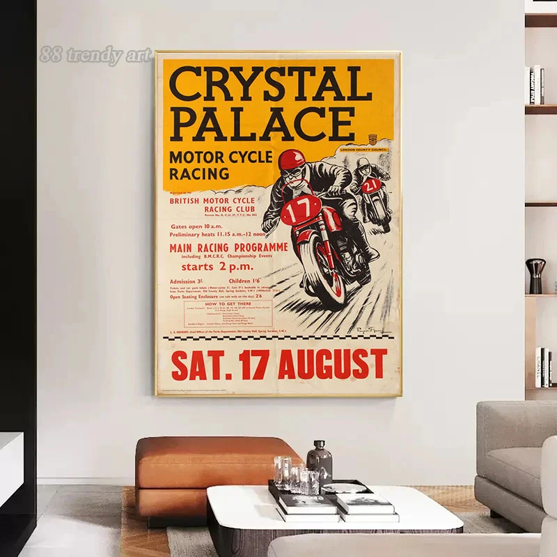 Vintage 24 Horas Motorcycle Ra - Interior Design Sketch 评论和价格