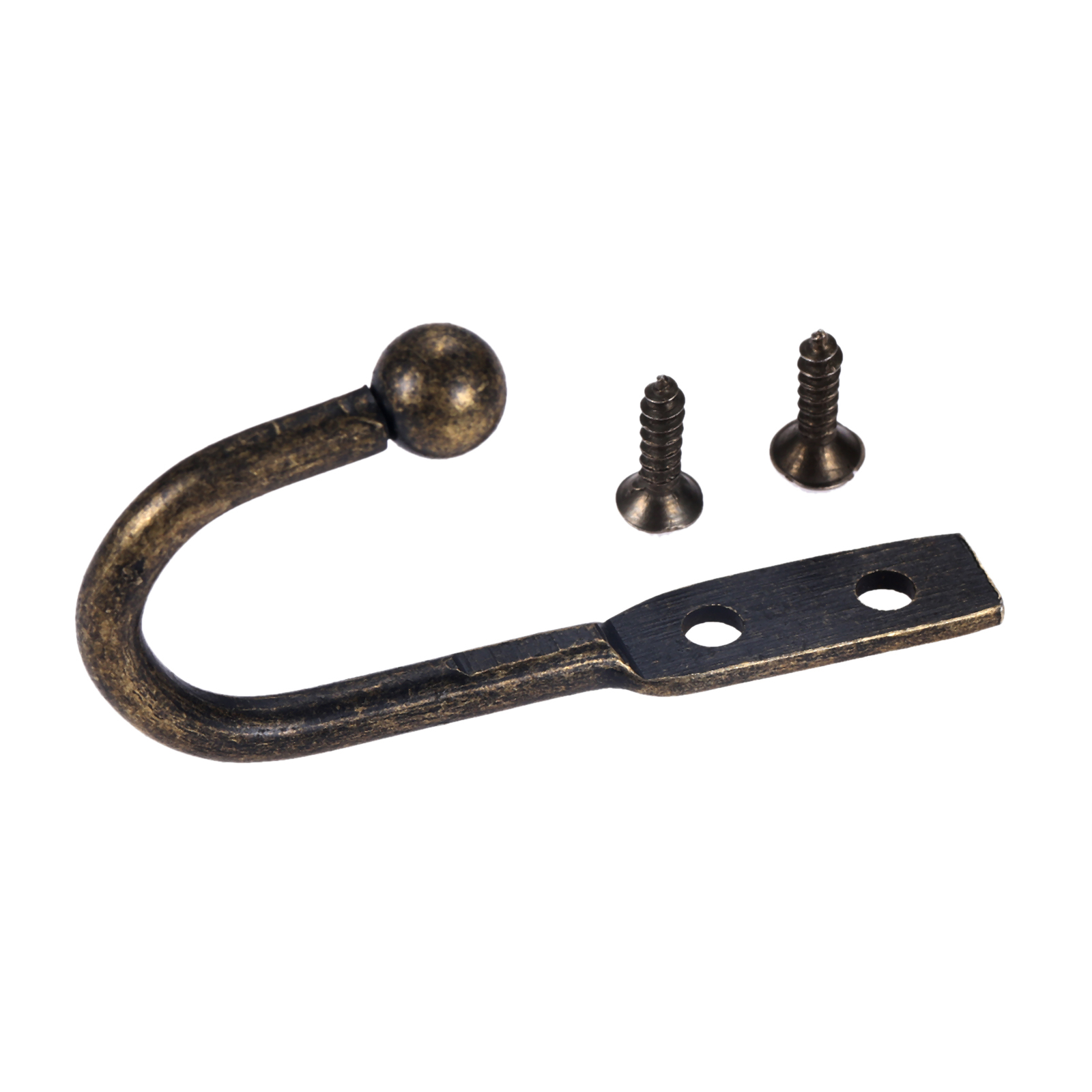 5pcs Vintage Black/Antique Bro - Antique Brass Hook 评论和价格