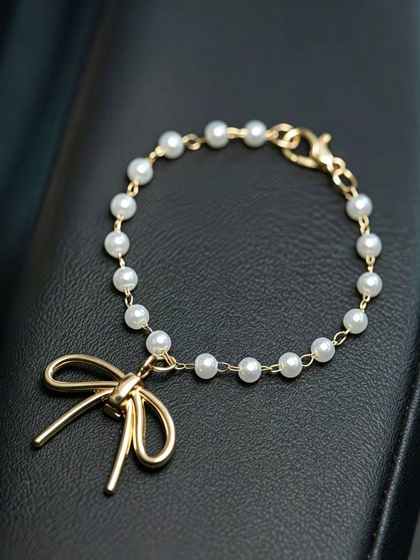 Pearl Bow Car Pendant Alloy Fa - Interior Design Minimalist 评论和价格