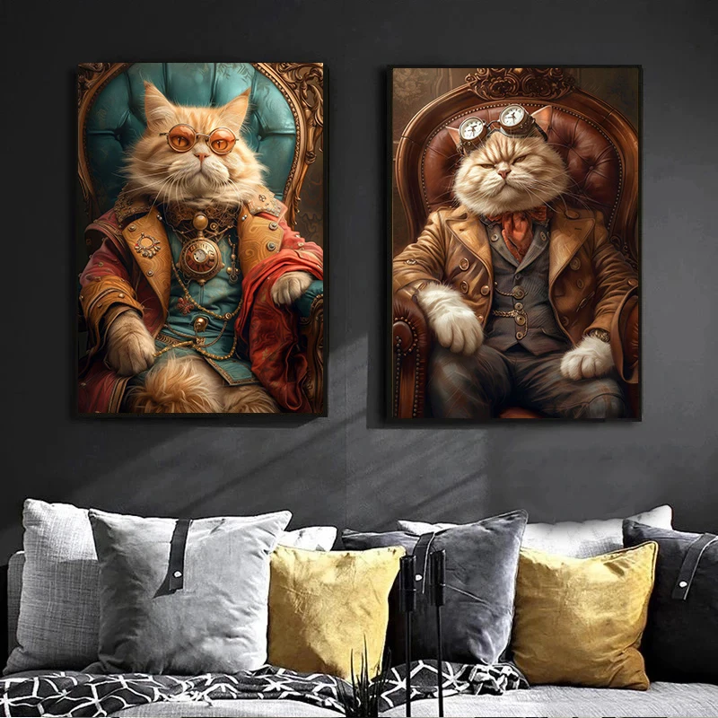 Cool Steampunk Animals Portrai - Interior Design Sketch 评论和价格