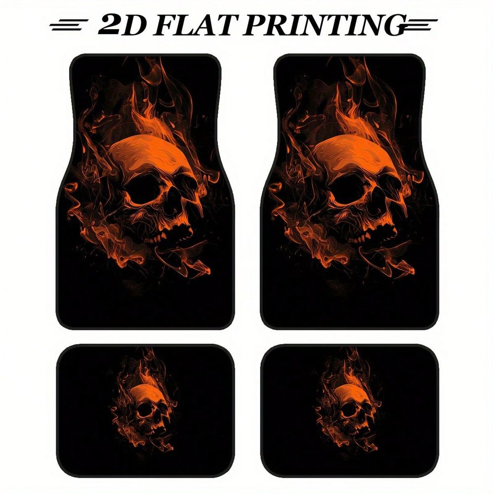 Set Of Car Floor Mats, Flame S - Interior Design Type 评论和价格