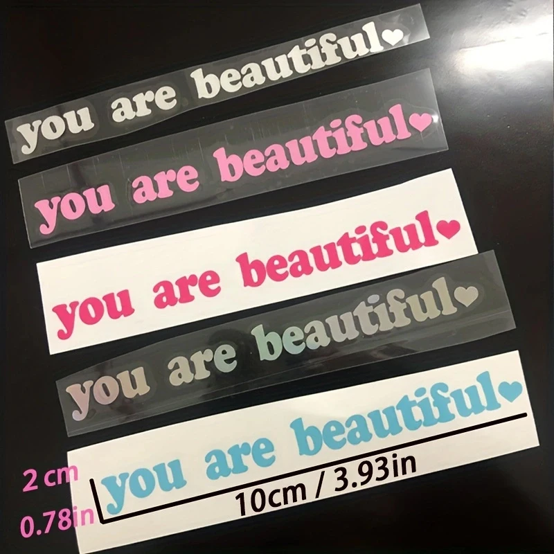 The Text Car Stickers You Are  - Interior Design Quotes 评论和价格