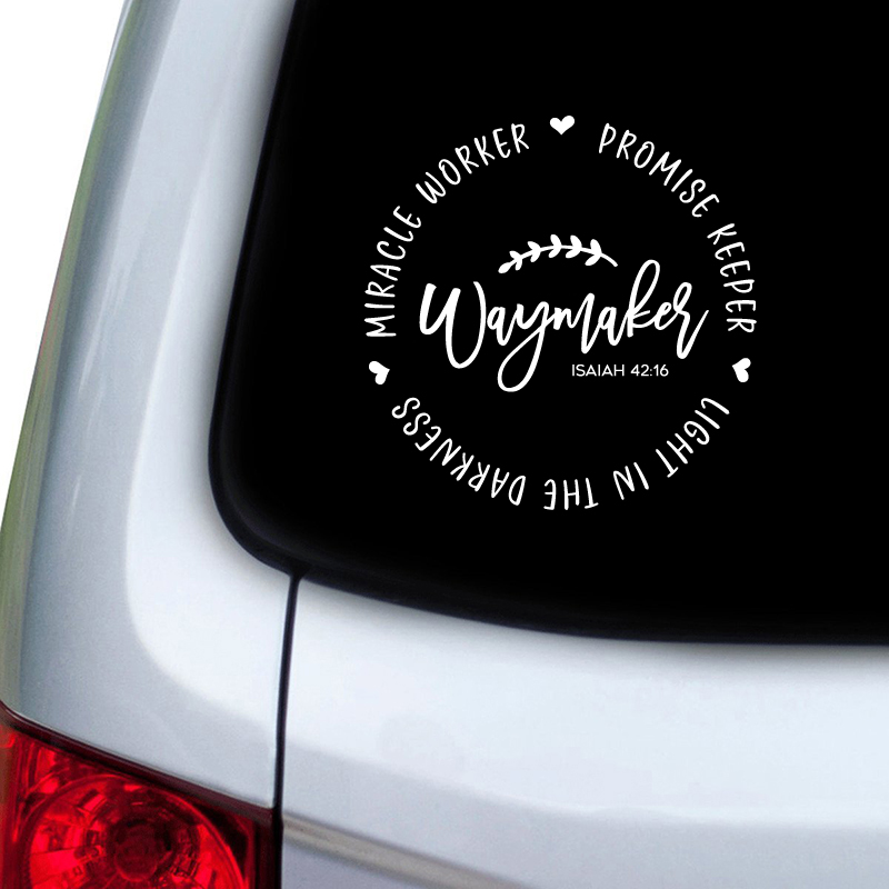 Waymaker Christian Quote Vinyl - Interior Design Quotes 评论和价格