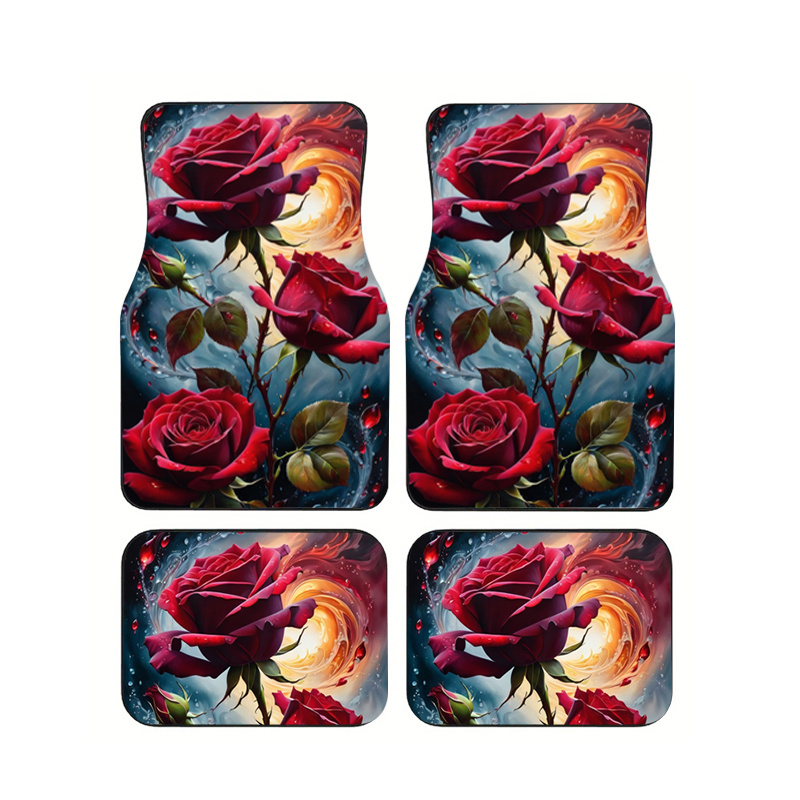 4pcs Red Rose Magical Style De - Interior Design Type 评论和价格