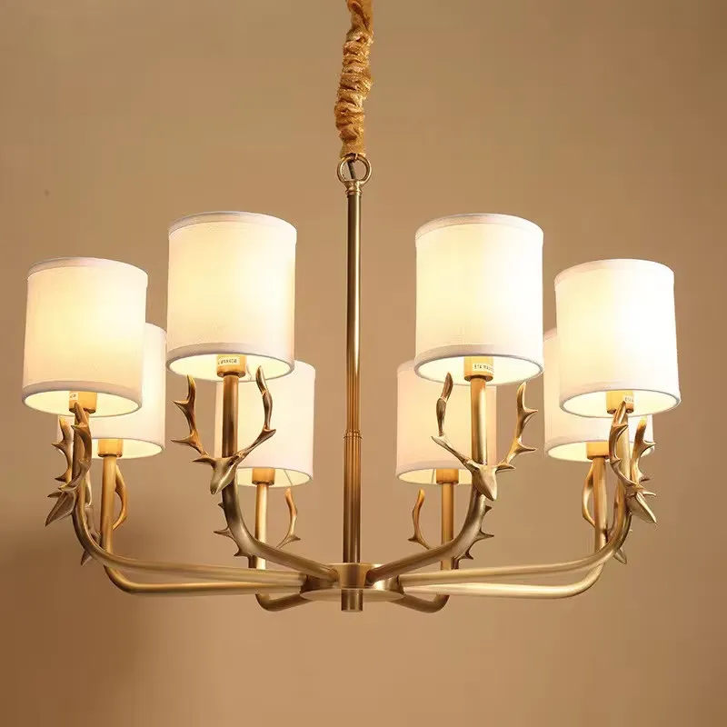 Copper Chandelier for Living R - Interior Design Years 评论和价格