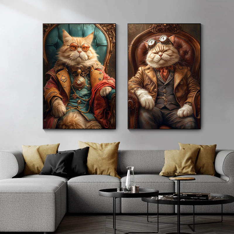 Cool Steampunk Animals Portrai - Interior Design Sketch 评论和价格