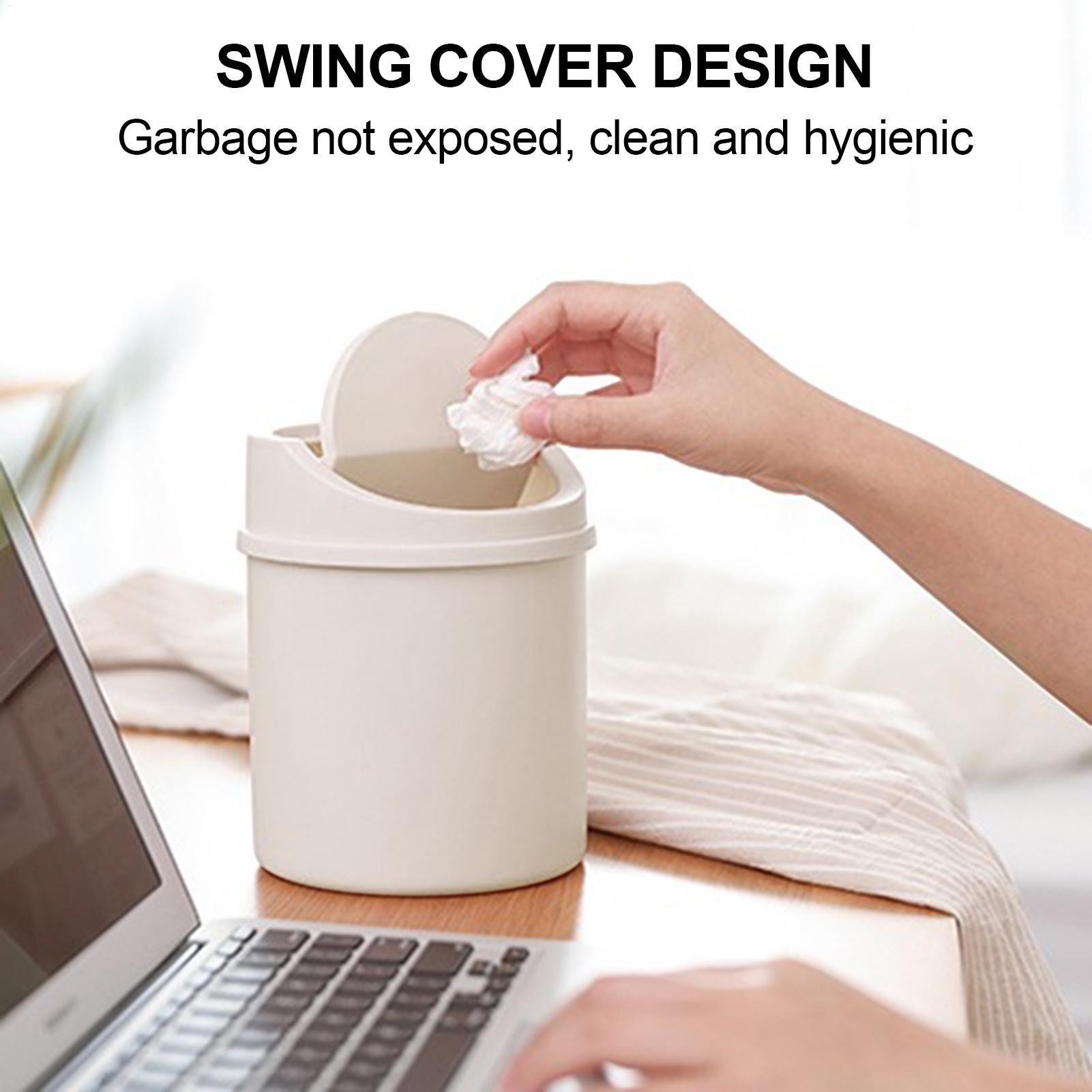 Mini Trash Can Tabletop Trash  - Interior Design Your Room 评论和价格