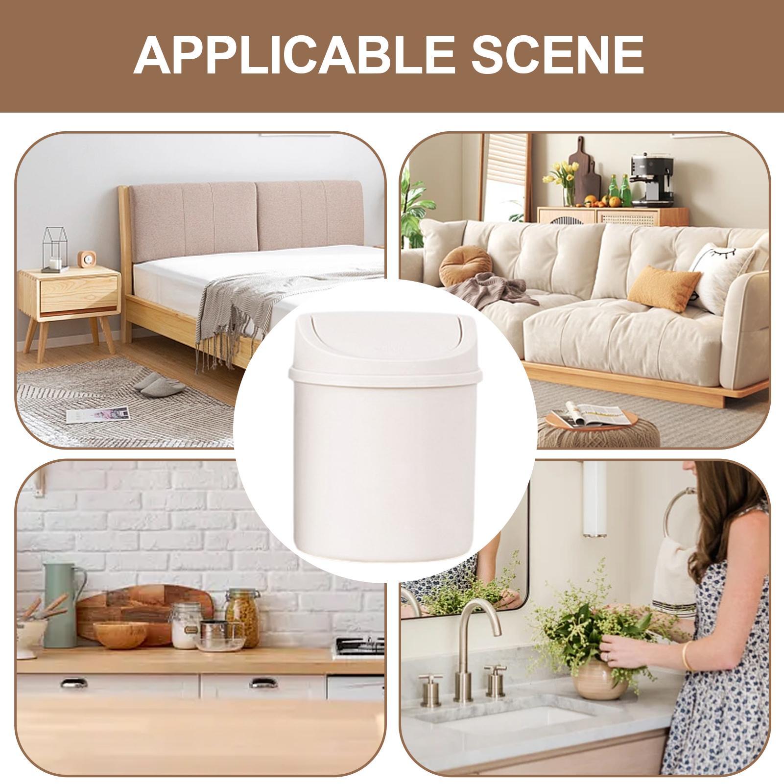Mini Trash Can Tabletop Trash  - Interior Design Your Room 评论和价格
