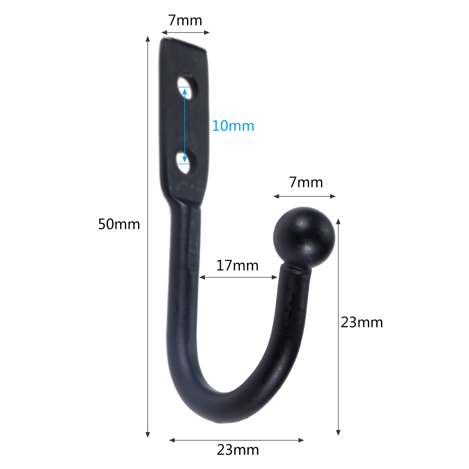 50*23mm  Vintage Bronze Wall D - Antique Brass Hook 评论和价格