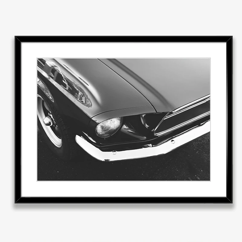 Black and White Ford Mustang C - Interior Design Sketch 评论和价格