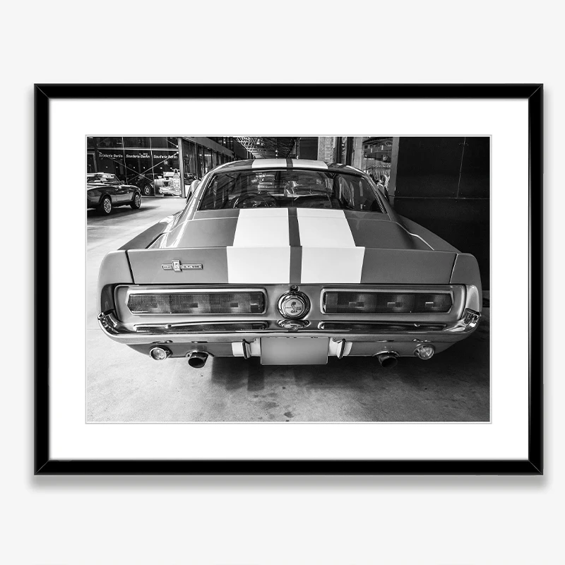 Black and White Ford Mustang C - Interior Design Sketch 评论和价格