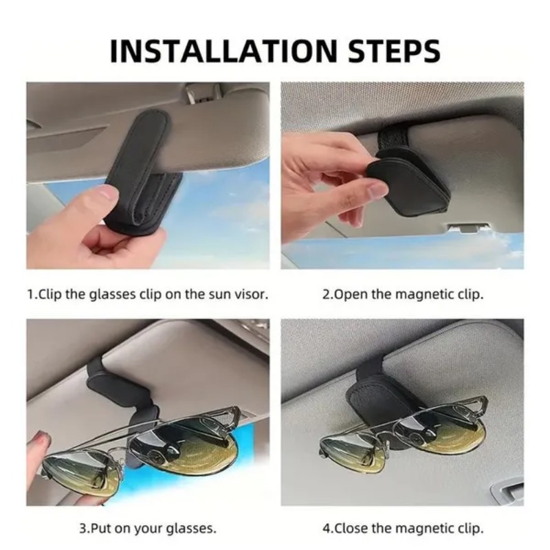 Car Sun Visor Glasses Case Hol - Interior Design Styles 评论和价格
