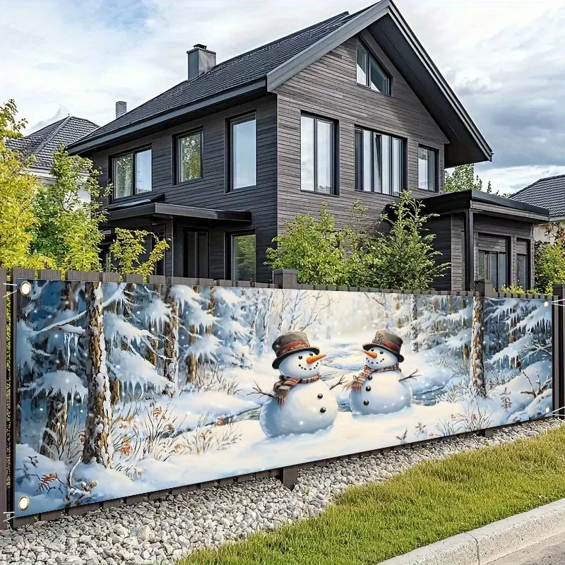 1 Happy Winter Snowman Snowfla - Interior Design Years 评论和价格