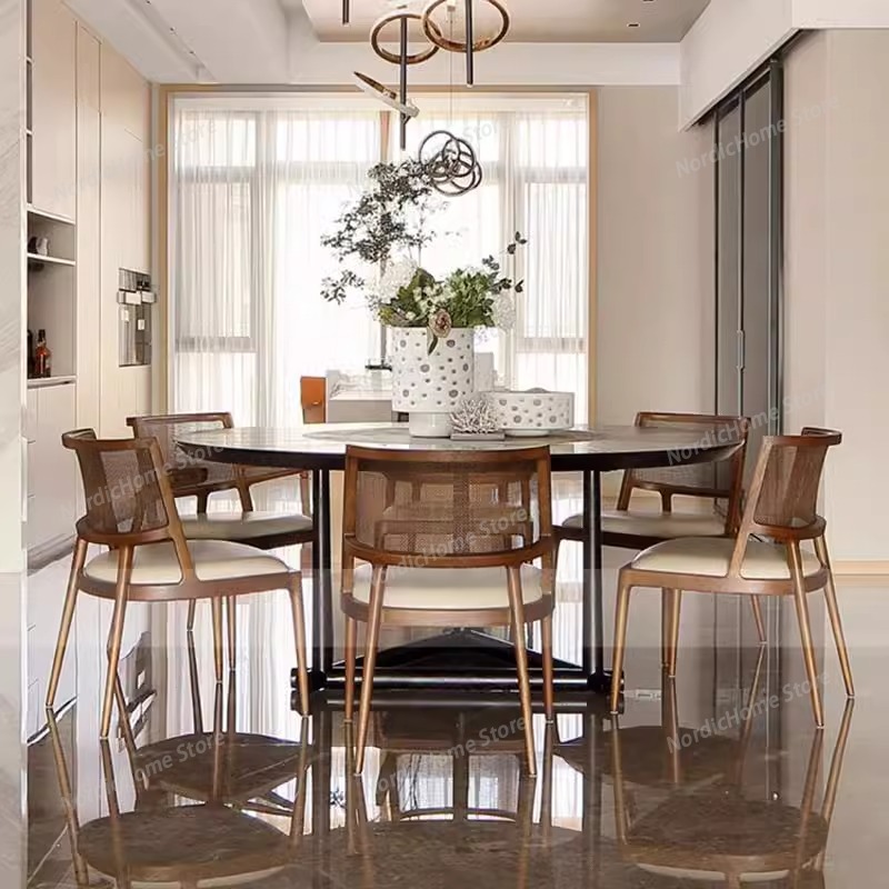 Nordic Rattan Dining Chairs Le - Interior Design Minimalist 评论和价格