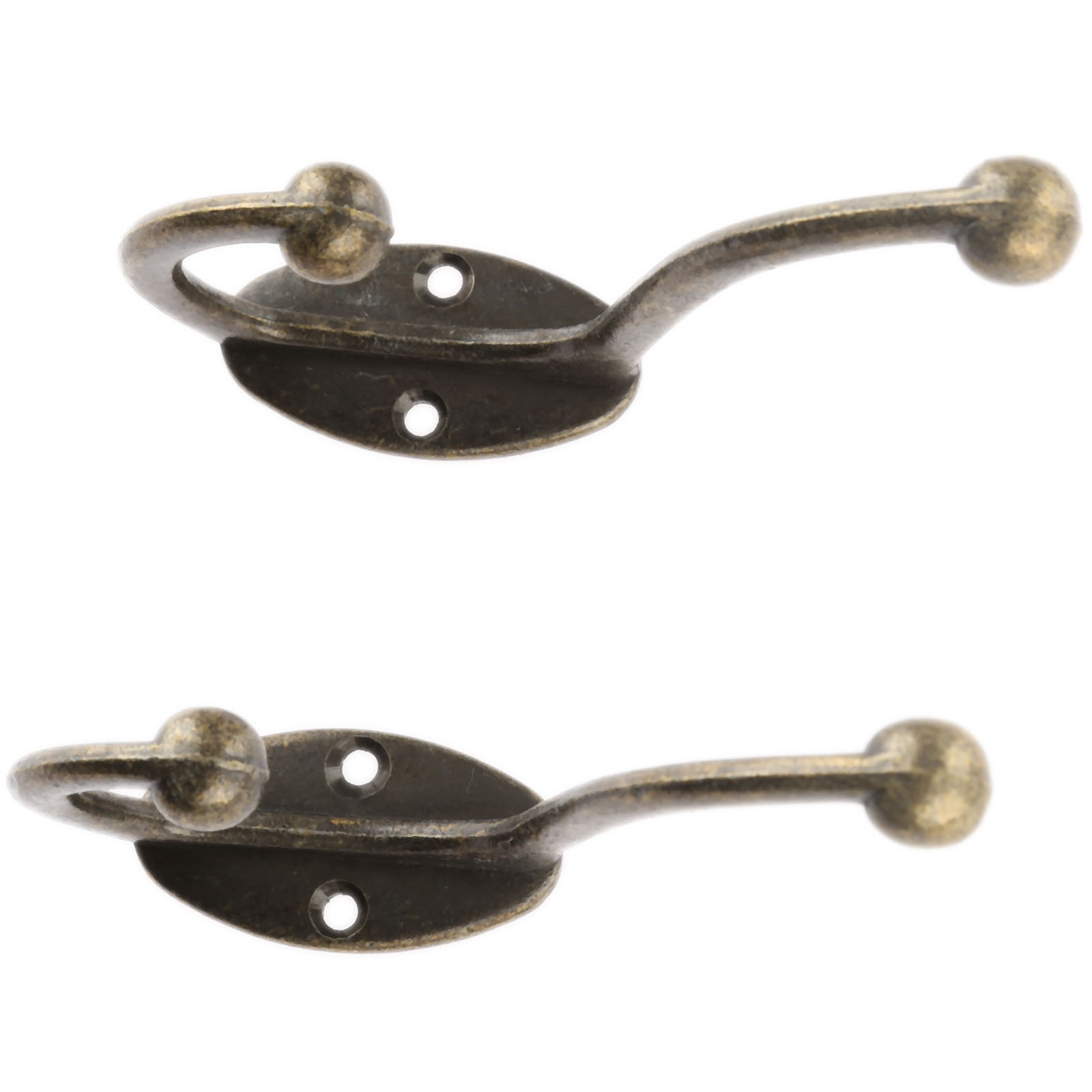 2Pcs Kitchen Bathroom Vintage  - Antique Brass Hook 评论和价格