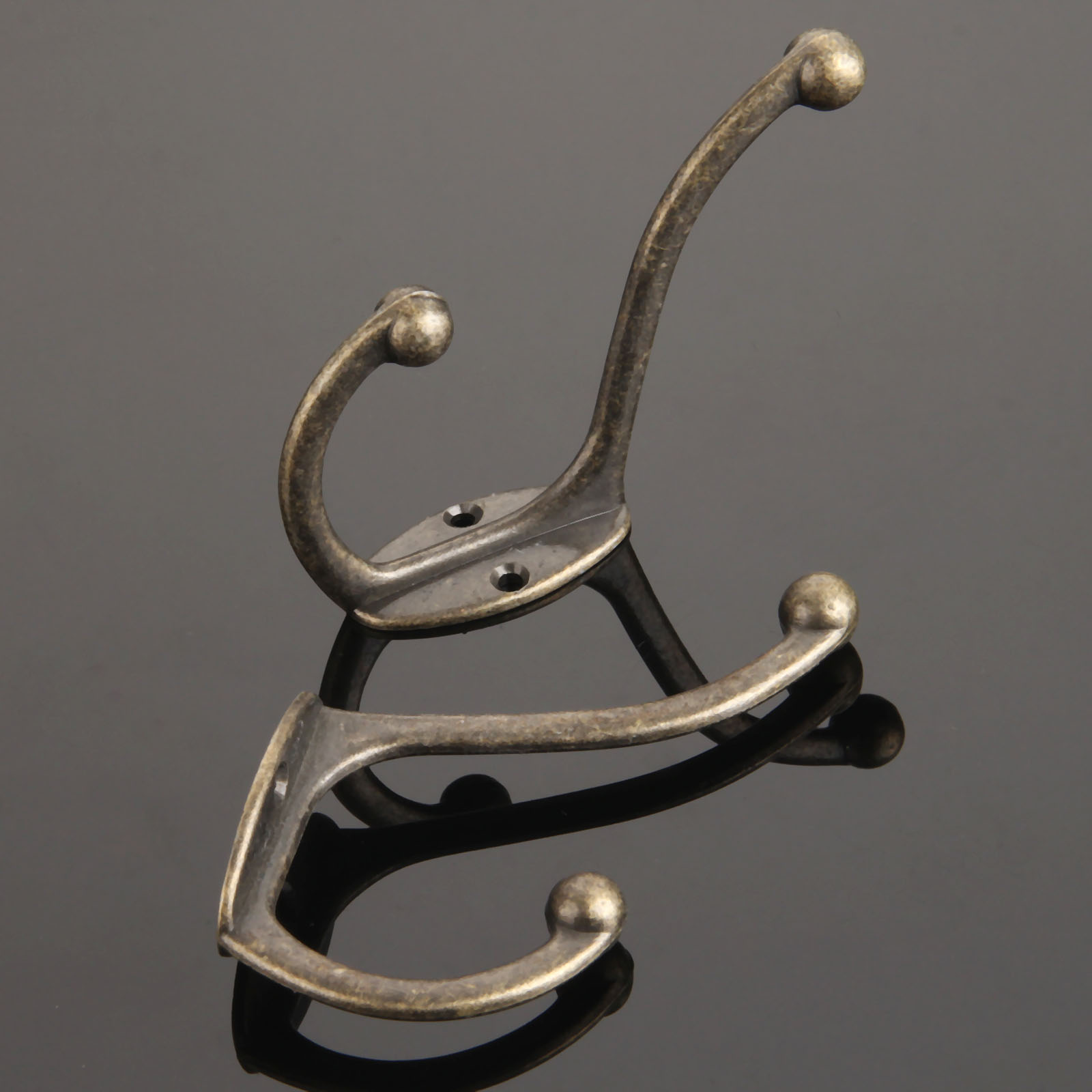 2Pcs Kitchen Bathroom Vintage  - Antique Brass Hook 评论和价格
