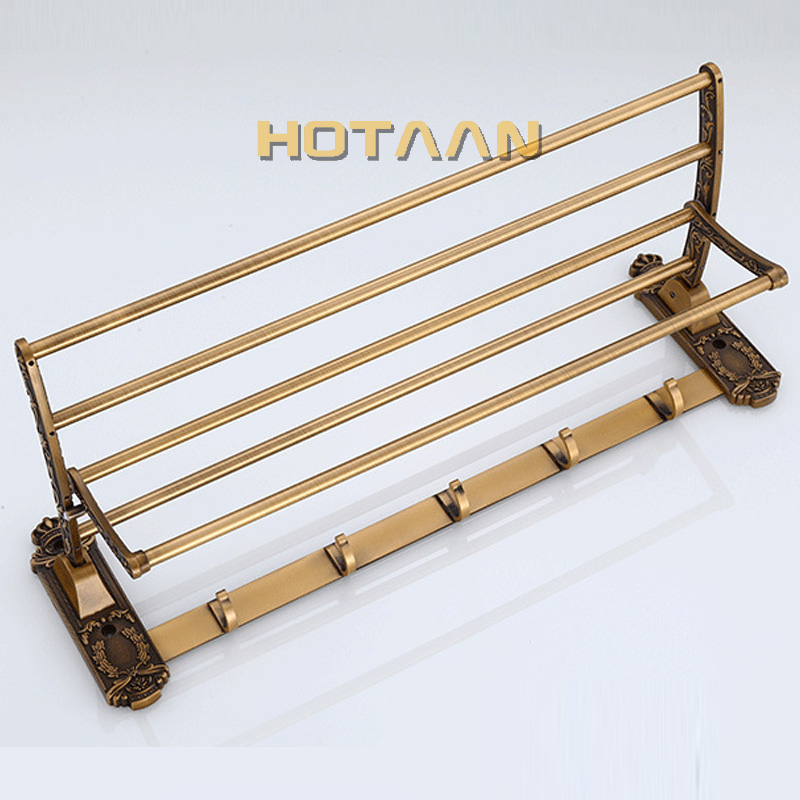 Aluminum Foldable Antique Bras - Antique Brass Hook 评论和价格