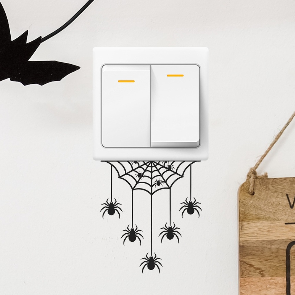 Halloween Web Wall Decal for L - Interior Design Web Free 评论和价格