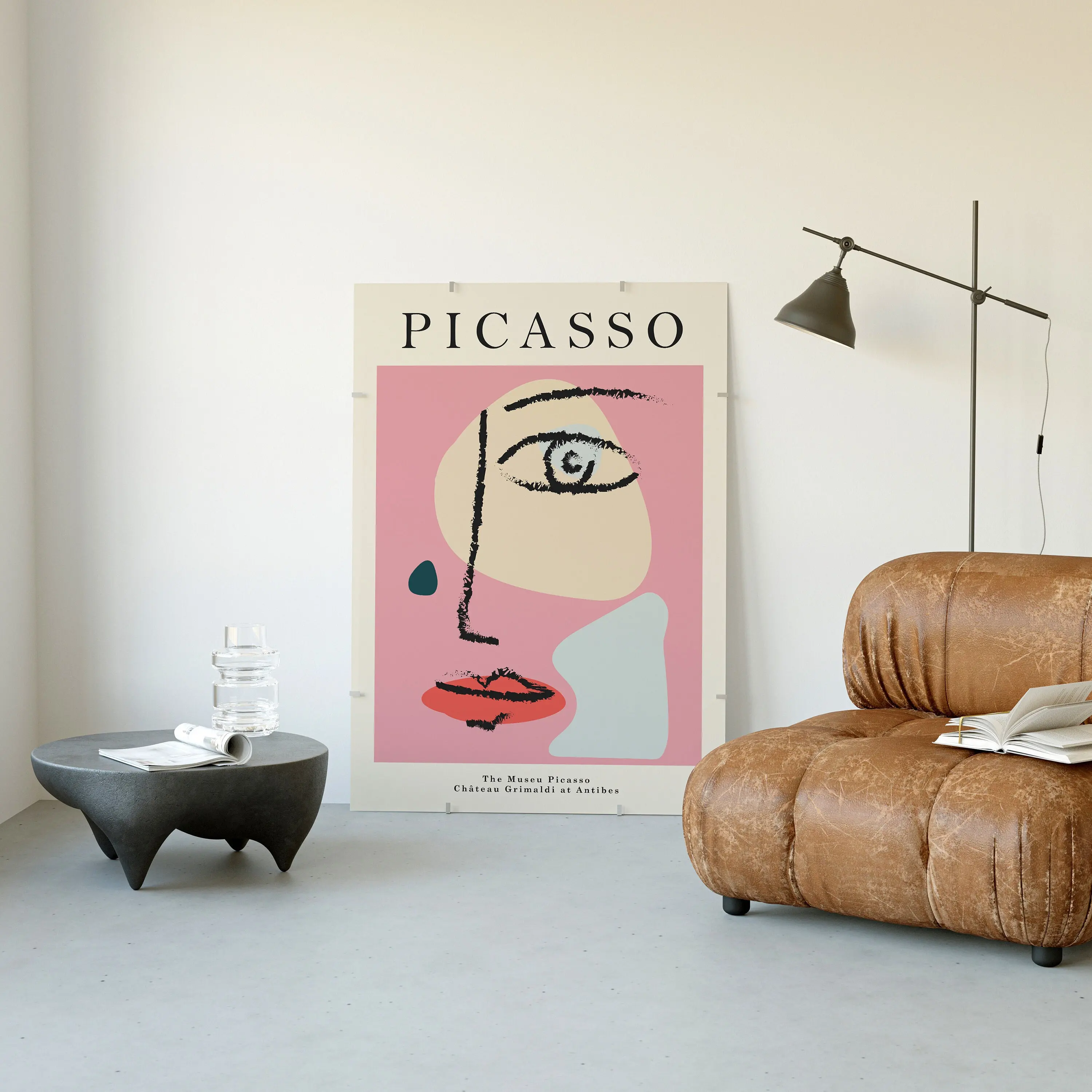 Picasso Exhibition Wall Art Pr - Interior Design Sketch 评论和价格