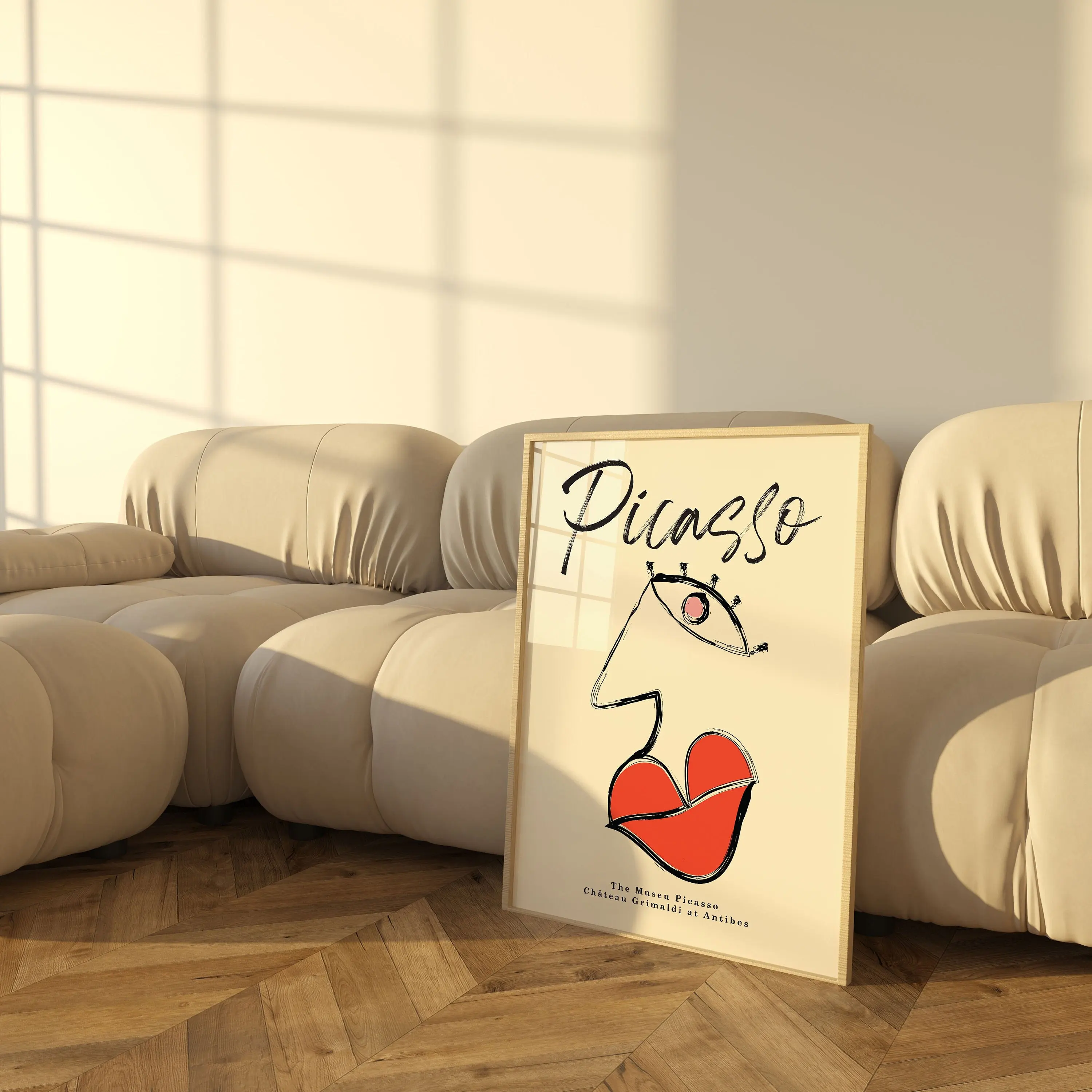 Picasso Exhibition Wall Art Pr - Interior Design Sketch 评论和价格