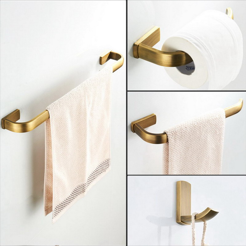 Antique Brass Square Bathroom  - Antique Brass Hook 评论和价格