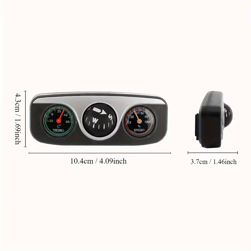 TRALOW 3-in-1 Compass,Thermome - Interior Design Type 评论和价格