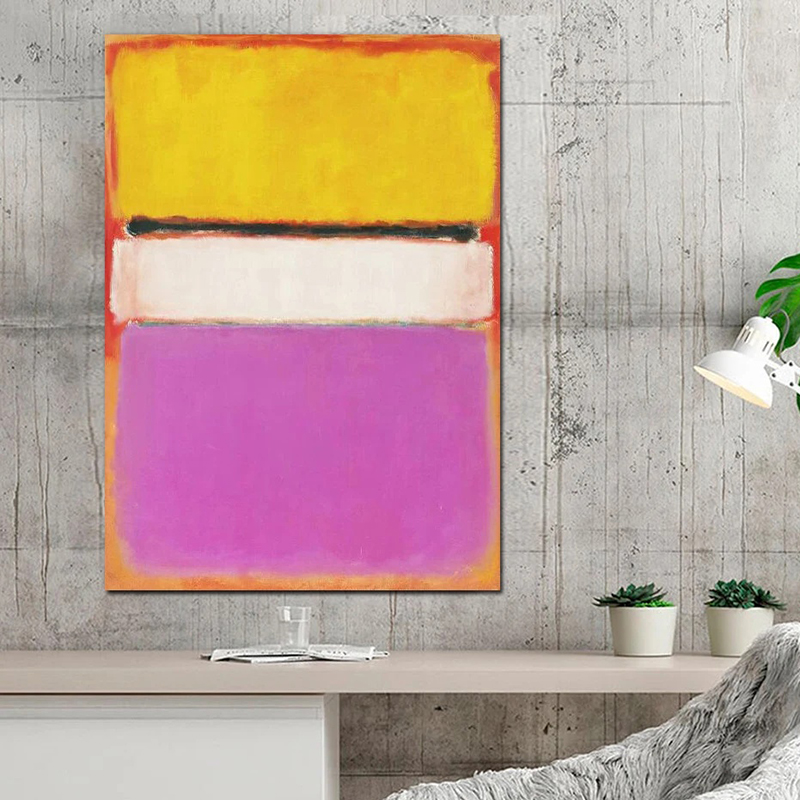 Wall Decor, Mark Rothko Poster - Interior Design Minimalist 评论和价格