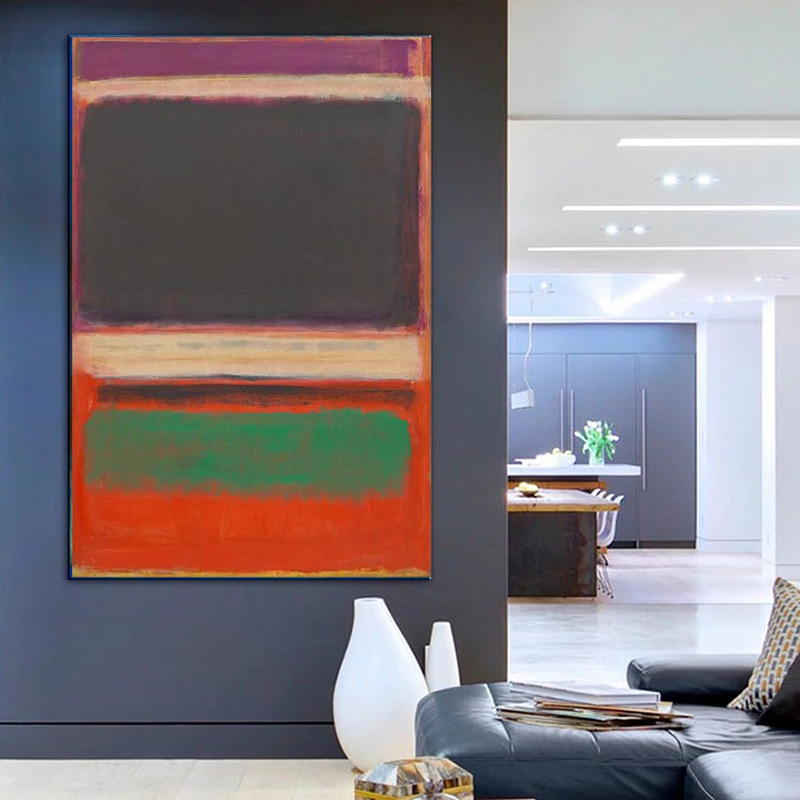 Wall Decor, Mark Rothko Poster - Interior Design Minimalist 评论和价格